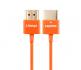 Linoya HDMI v2.0 Cable: 1m Ultra Slim High Speed HDMI Cable Connectors 4K 2160p @60Hz Support Orange Linoya HDMI v2.0 Cable: 1m Ultra Slim High Speed HDMI Cable Connectors 4K 2160p @60Hz Support Orange